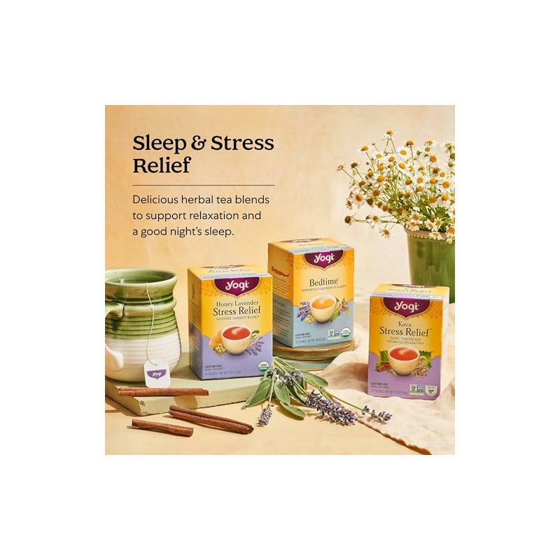 Yogi Bedtime Tea - Chamomile & Passionflower Herbal Blend