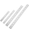 Machinist Ruler,6, 8, 12, 14-inch Stainless Steel Ruler,Metal Rulers Pack