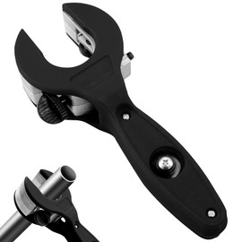 Dayinkes Ratcheting Tubing Cutter, Tubing Cutter 5/16" To 1 1/8", 2 in 1 Close Quarters Tubing Cutter, Copper Pipe Cutter for Cutting PVC, Ratcheting Tubing Cutter Blade, Black