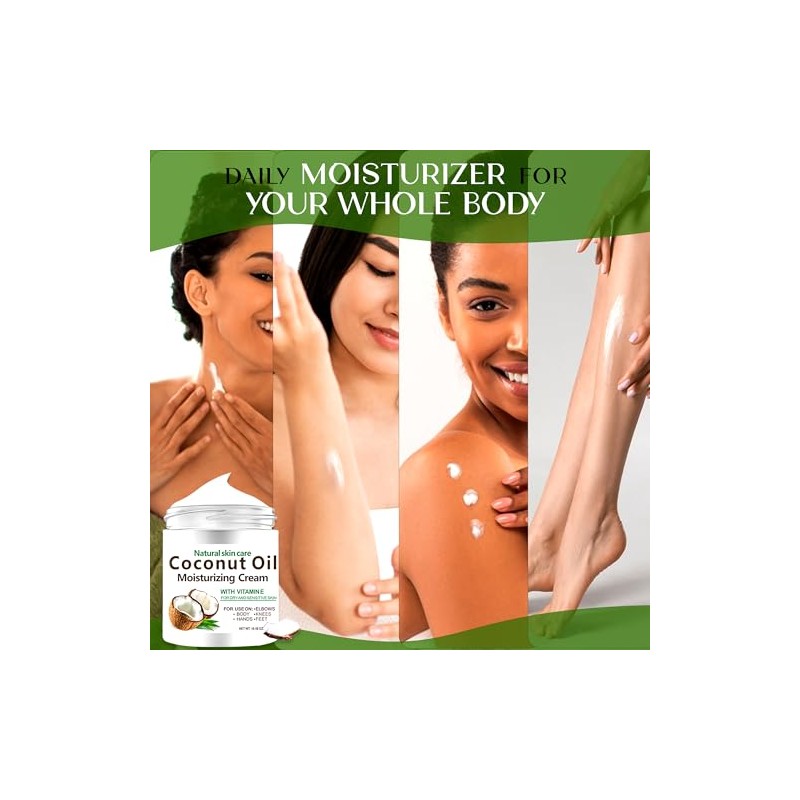 Nielies Coconut Oil Cream, Crema Corporal Coco, Crema de Coco,