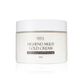 Miel High-End Multi Gold Cream 200g Whitening Wrinkle Improvement Function + 10 Mask Packs / 미엘 하이엔드 멀티 골드 크림 200g 미백 주름개선기능성 + 마스크팩 10장