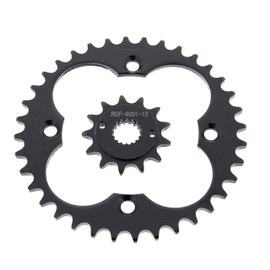Sprockets fit Honda Sportrax 400 TRX400EX 1999-2004 13 Tooth Front & 36 Tooth Rear Black