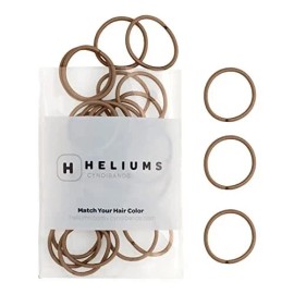 Does Not Apply  Small Hair Ties - Light Brown - 1 Inch Hair Bands, 2mm Hair Light Ash Brown