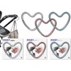 Original Dooky Universal Hook Heart-Shaped for Baby Pram or Baggy