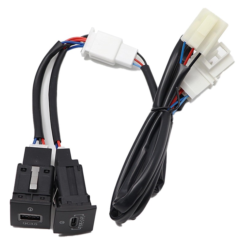 YananAC USB Charging Socket Quick Charger Double QC3.0 PD Charger