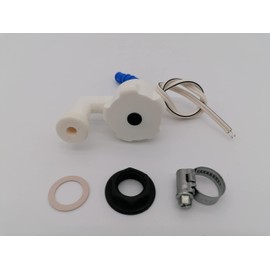 CR-MOESANCO® Universal 1/2 Thread Tap + Stainless Steel Clamp for Caravan Motorhome Marine
