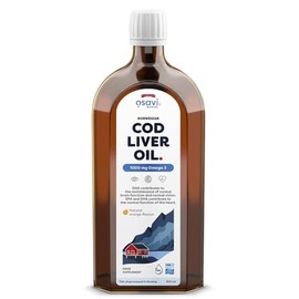 Osavi Norwegian Cod Liver Oil, 1000mg Omega 3 (Orange) - 500 ml.