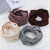 ANMIDA 100% Cotton Neck Warmer, Knit Scarf, Cotton, Fashionable, Autumn,