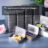 Tamicy Metal Rectangular Empty Hinged Tins - Pack of 40