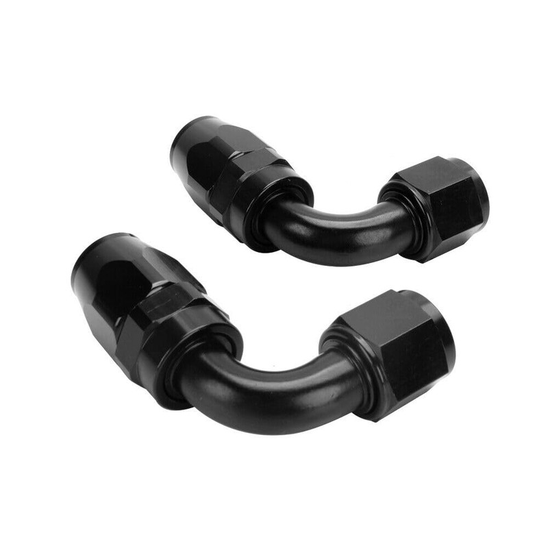LokoCar 8AN Hose End Fitting 90 Degree Swivel For CPE