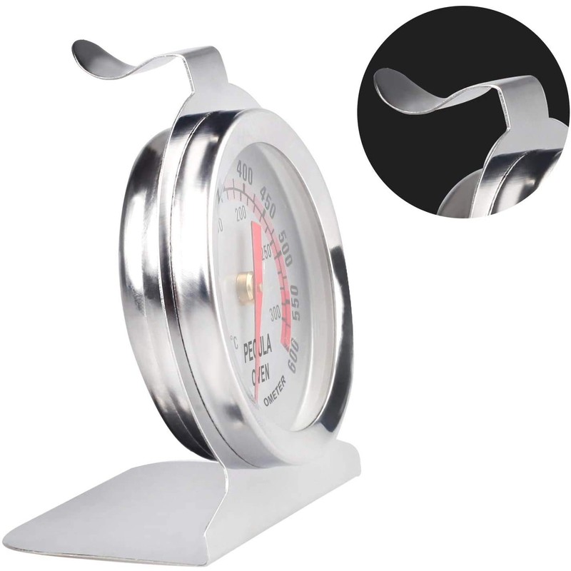 Oven Thermometer 50-300°C/100-600°F, Oven Grill Fry Chef Smoker Thermometer Instant