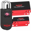 Talonport Keyless TSA Approved Luggage Locks with Lifetime Card Keys