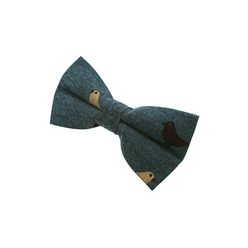 Bowties.jp bd210 Green Bird, Bowtie, Easy to Wear, green