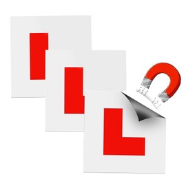 JinRui-T 3 Pack New Driver Sticker (Red)