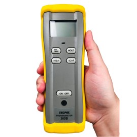 TECPEL DTM-305B digital Single input Thermometer with type k bead thermocouple