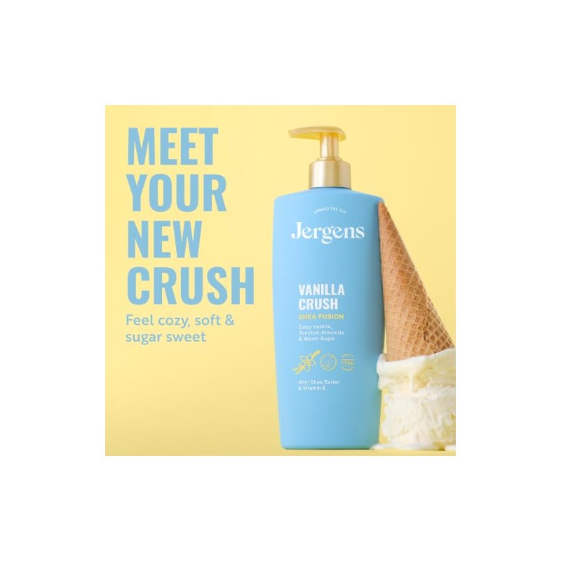 Jergens Vanilla Crush Shea Fusion, Loción Corporal Perfumada Para la