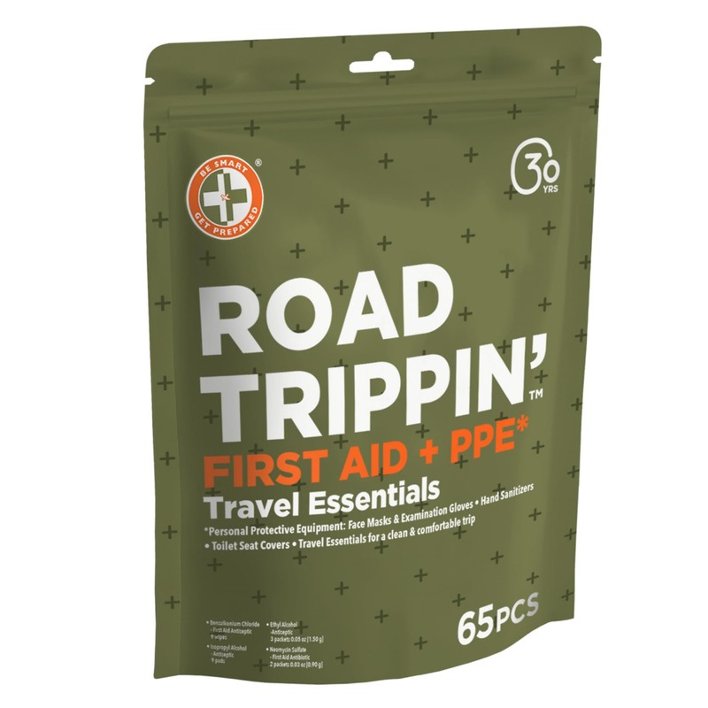 Be Smart Get Prepared Road Trippin’ Travel Essentials Kit -