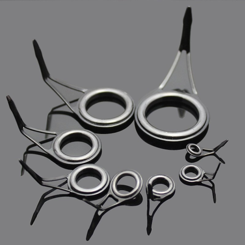 Eacam 75pcs Various Sizes Fishing Rod Guide Tip Fishing Line