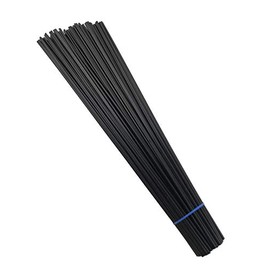 ABS Plastic Welding Rods ABS Plastic Shell Repair Rods- Black 50pcs，52Ft Length Total，0.2"W x 0.1"H