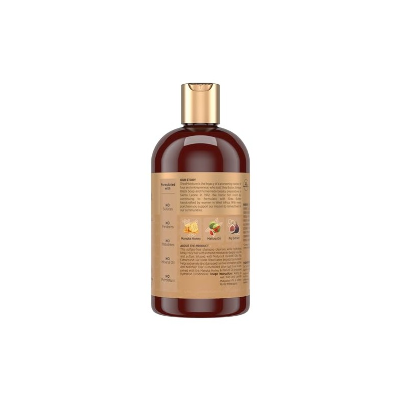 Shea Moisture Mh&Mo Int Hyd Shampoo 384 ml/13Oz 384 ml