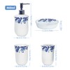 LE POTOCIO Bathroom Accessories Set, 5-Piece Ceramic Bathroom Accessory Set,