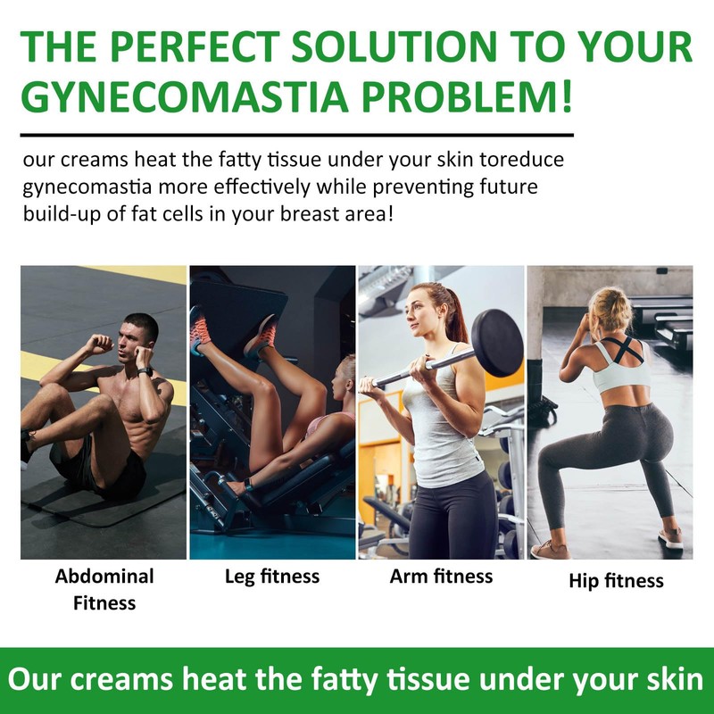Ginger Gynecomastia Cream for Men, Ginger Skin Tightening Cream for