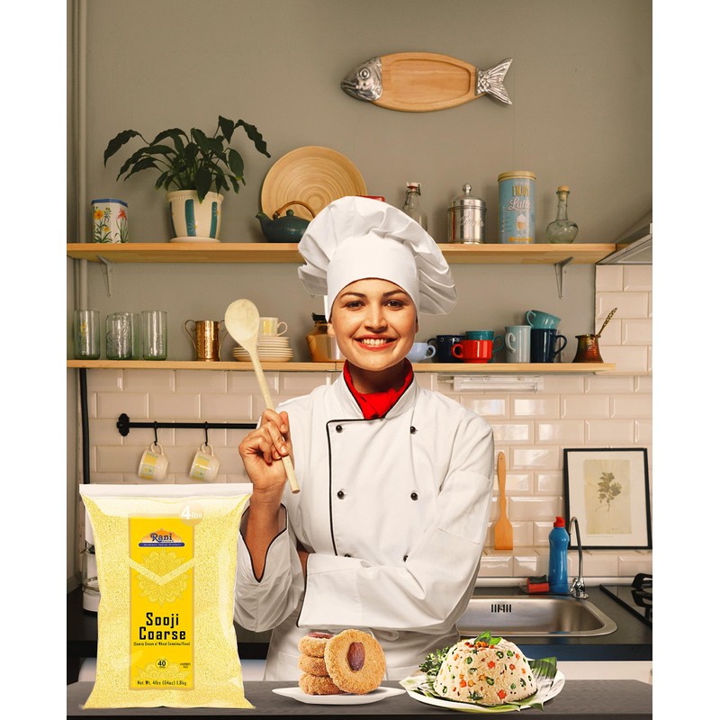 Rani Sooji Coarse (Farina, Suji, Rava, Rawa, Wheat Semolina) Flour
