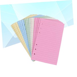 Operitacx Colorful Ruled Loose Leaf Paper for Planners and Notebooks Pages of Smooth Writing for Daily Notes Journals and Financial Records