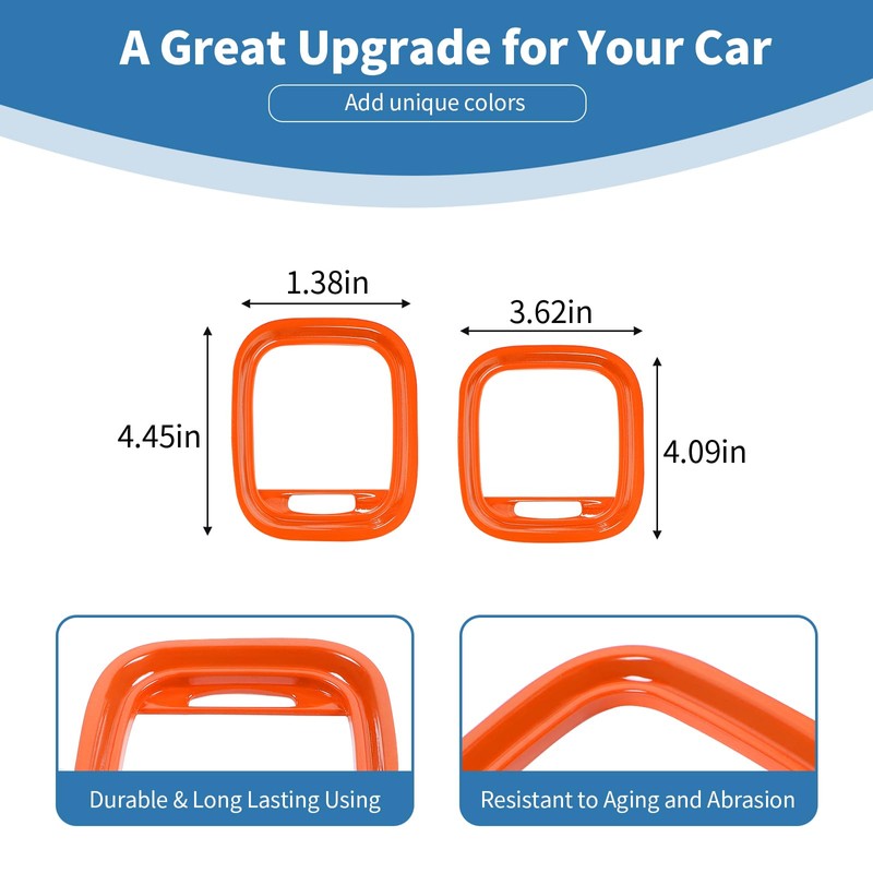 PDKLIN for Charger Dashboard Side Air Vent Cover Trim Fit