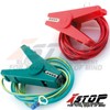 X-Stop Pair of Electric Fence Connection Cable Earth and Fence