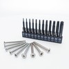 DAKCOS 12-Piece Tamper Proof Torx Bit Set, Premium S2 Alloy