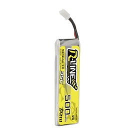 TATTU 500mAh 1S Lipo Battery Pack 3.7V 95C with JST-PHR Plug for Emax Tiny Hawk/Happymodel Snapper7