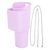 Cup Silicone Boot Sleeve with Pocket Chain Strap Flexible Soft