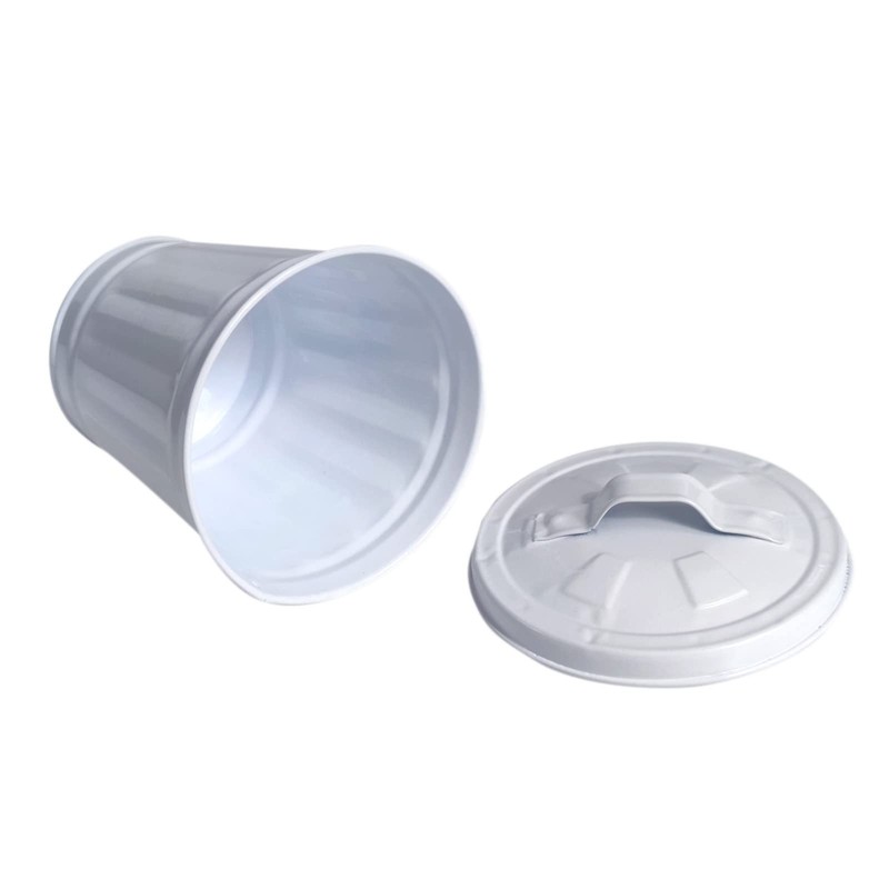 AITING Mini Trash can & Iron Garbage can Pencil Cup