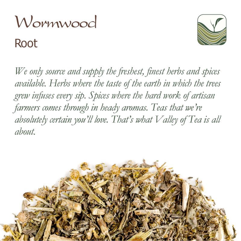 Wormwood Mugwort Organic Herbal Tea - Strong and Bitter -