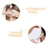VICASKY 1set Stainless Steel Beauty Scissors Small Eyebrow Trimming Tools