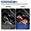 2PCS Bling Car Cup Holder Coasters, 2.74'' American Flag Anti