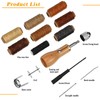 WILLBOND 12 Pcs Leather Sewing Awl Kit Including Handheld Sewing