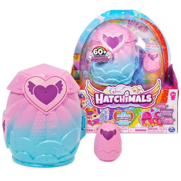 Hatchimals Mini Family Pack, Playset with 3 CollEGGtibles Figures and