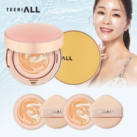 Kyeonmiri Pact NEW Marine Edition Tinyol Original Creamy Pact (2 main products + 2 refills) / 견미리팩트 NEW 마린에디션 티니올 오리지널 크리미 팩트 본품 2개 + 리필 2개