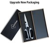 BoFuYuan Kitchen Scissors, 9-Inch Heavy Duty Multipurpose Food Cutting Shears,