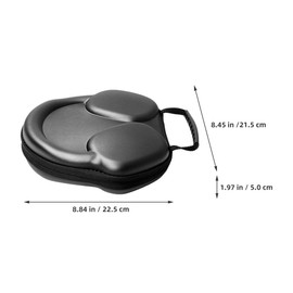 CIYODO Headphone Storage Box Ear Tips Bag Cables Case Protective Carrying Case for Wired Earphones