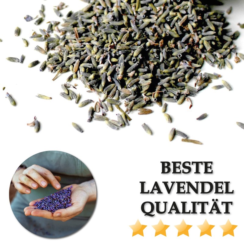 Lavender Blossoms Dried 1 Litre (1 x ~ 140 g)