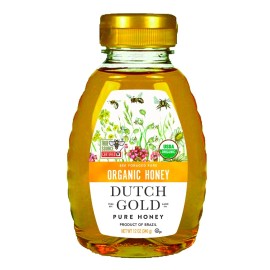 Dutch Gold Organic Pure Honey (6) 12 oz Containers Free Shipping