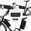 Bicycle Front Bag Bicycle Handlebar Bag Waterproof Frame Storage Roll