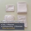 NSNLGSGC Pink Gingham Queen Sheet Set, Soft Brushed Microfiber Plaid