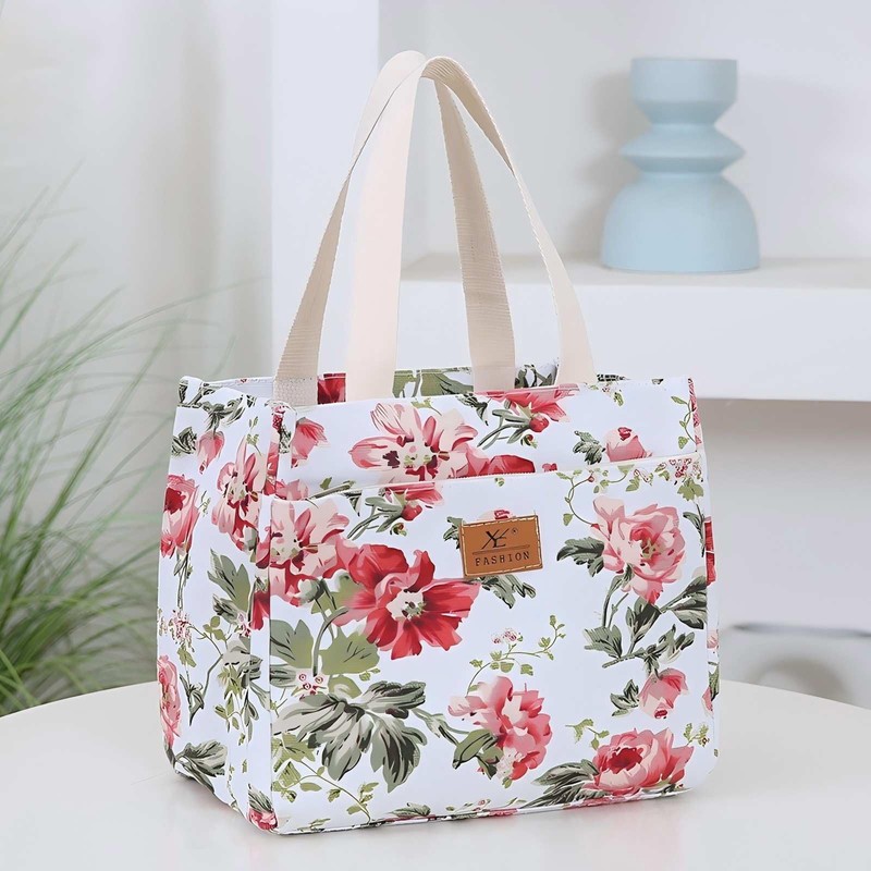 Insulated Lunch Bag for Women Men, Reusable Waterproof Cooler Tote