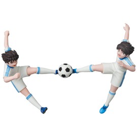 UDF Ultra Detailed Figure No.709 Captain Tsubasa Series 2, Tsubasa Osora & Capitaro (Twin Shoot), Total Height Approx. 3.0 inches (75 mm), Non-scale, Painted, Finished Figure