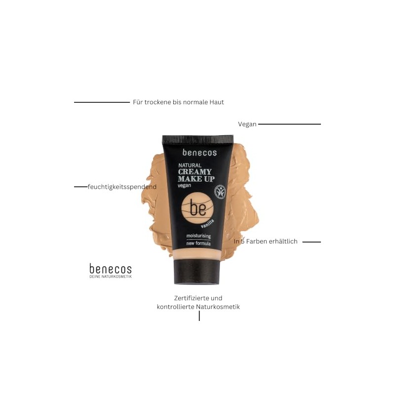 benecos Natural Cosmetics - Natural Creamy Make Up - Vanilla
