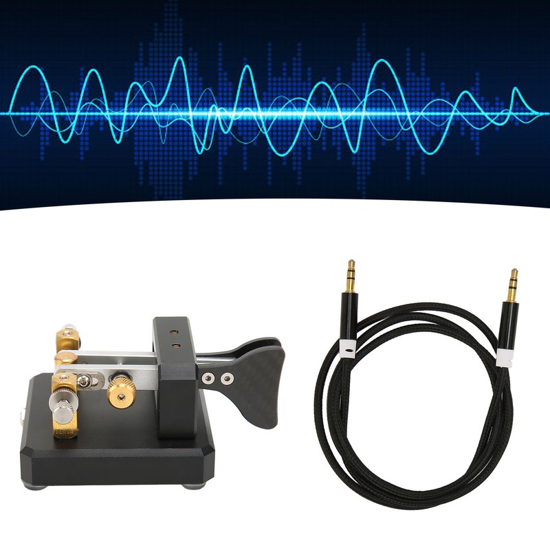 Morse Code Key Double Paddle Automatic Shortwave Portable CW Morse